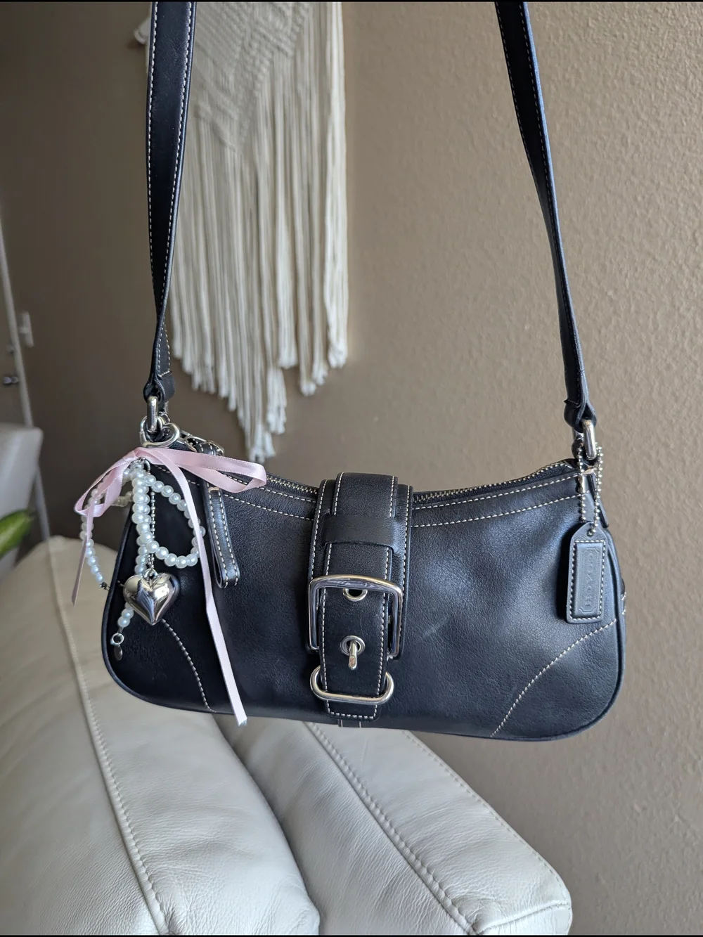 vintage Y2K-era Coach Soho Buckle Small Shoulder Bag